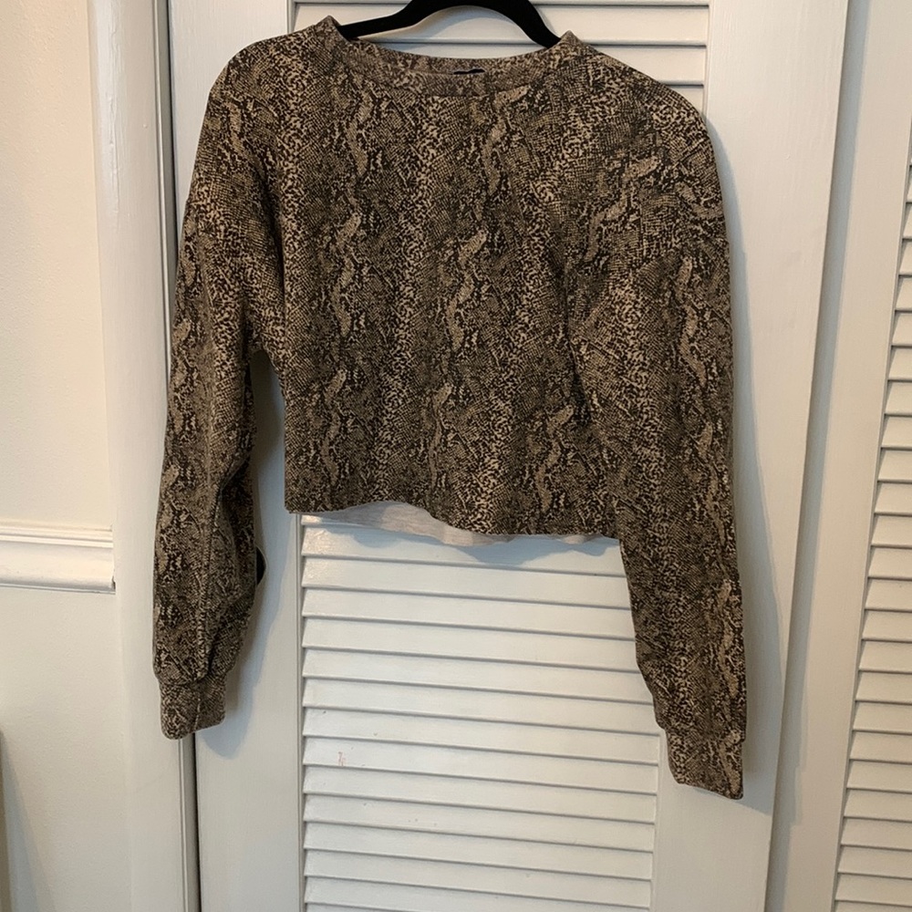 Zara long sleeve/crop
